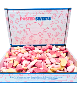 Sweet Hamper filled with a gorgeous selection of vibrant pink sweets.