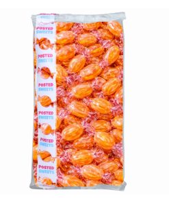 1kg bulk bag of Posted Sweets barley sugar with clear golden hard-boiled sweets